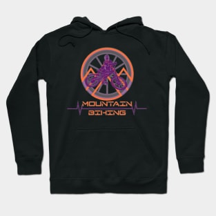 Mountain Biking Through The Woods Hoodie